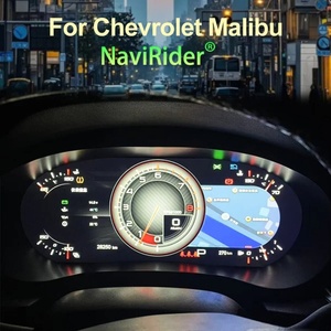 แผงหน้าปัด LCD พร้อมมาตรวัดความเร็วสำหรับ Chevrolet Malibu ปี 2015-2018 จอแสดงผลดิจิตอล GPS แดชบอร์ดแบบ Virtual Cockpit มาตรวัดรอบเครื่องยนต์ รองรับ Carplay - Product Image 1