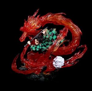 Jouets en résine PVC de haute qualité Action & toy Figure avec light <span class=keywords><strong>God</strong></span> Of Fire figurines anime Kamado Tanjirou Demon <span class=keywords><strong>slayer</strong></span> - Product Image 4