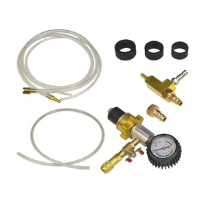 Kit de herramientas de vacuómetro para automóvil con adaptadores y manguera para reparación mecánica automotriz en estuche rígido - Product Image 4