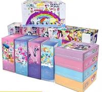 CHX Tienda de Anime al por Mayor, Nueva Serie Original Moon Lunar Glow Pack, Tarjetas de My Little Pony 3-7, Regalos para Niñas, Caja Misteriosa de Juguetes