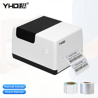 Impresora de Etiquetas Térmicas de 300 DPI con Alta Resolución Opcional, Impresión Nítida, Ancho de Impresión de 20-118 mm, Impresora de Transferencia Térmica de 4 Pulgadas