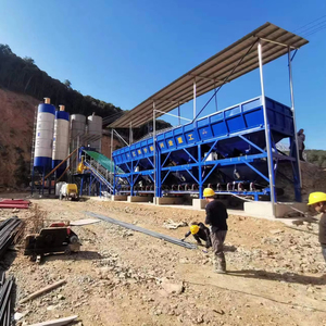 Tự động Bảng điều khiển tường máy làm hàng rào khuôn đúc sẵn máy trộn bê tông xi măng trộn thực vật hzs120 trạm trộn bê tông thực vật - Product Image 1