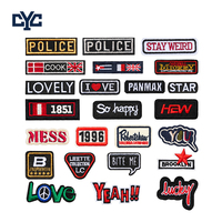 Parche Bordado Personalizable con Logotipo OEM, Rectangular, con Número de Año, Ecológico, Premium, DIY, de Tela