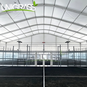 Vente en gros OEM ODM, logo personnalisé, couleur et taille sur mesure, structure en acier galvanisé à chaud, terrain <span class=keywords><strong>de</strong></span> padel - Product Image 4