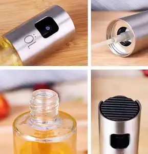 Top Seller Olive Oil Sprayer Spray Bottle Food-grade Glass Oil Spray Vinegar Bottle Portable Oil Dispenser