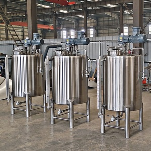 Chaqueta calefactable de alta calidad, mezcla de Reactor químico, homogeneizador de crema, mezcla de alimentos, equipo de mezcla de tanque agitado - Product Image 1