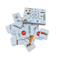 Early Education Custom Game Graphic Memory Matching Cognitive Cards Rigid Cardboard Glossy Varnishing
