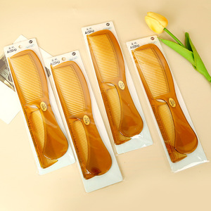 Peine para el cabello AISHU de plástico con forma oblonga para el cuidado del cabello y uso estético - Product Image 1
