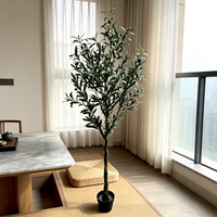 Neues Design Hochzeitsdekoration Künstlicher Olivenbaum Gefälschte Olivenbäume für Zuhause Büro Einkaufszentrum Garten Party Dekoration