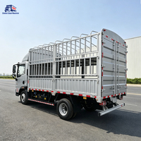 Gebrauchte Frachtbox-Lichtgitter-LKW Sinotruk Howo Hanjiang PRO 180PS 4,15m Einzelkabine