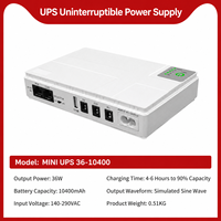 Meilleure Vente Mini Onduleur Portable DC POE 36W avec Affichage LED pour Routeur Wifi et Usage Domestique
