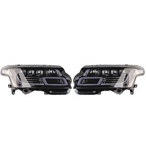 Faros Delanteros para Land Rover Range Rover Executive 13-17, Actualizaciones 2018, Luces Diurnas Multicolores - Product Image 4