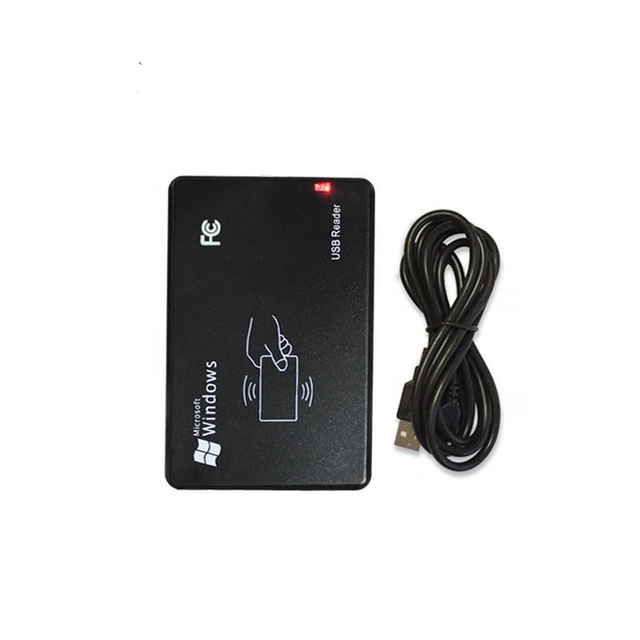 High Performance 125kHz RFID Reader Dual Frequency USB Desktop RFID Reader Access Control Robust RFID Reader
