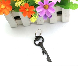 Ouvre-bouteille en forme de clé en métal Ouvre-boîte de <span class=keywords><strong>vin</strong></span> EDC extérieur Porte-clés durable Porte-clés créatif - Product Image 5