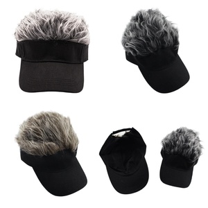 Gran Oferta: Gorras de Golf Divertidas Personalizadas de Fábrica, Gorra de Sol con Visera de Pelo Novedosa, Gorra de Béisbol con Pico y Pelo con Púas - Product Image 2