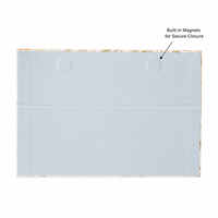 Boîte pliable OEM à fermeture magnétique avec insert en papier texturé gaufré et couleur Pantone
