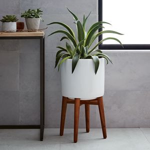 Support de présentation de plantes en <span class=keywords><strong>bois</strong></span> pour intérieur, écologique, au design minimaliste, pour la décoration de table et le support de pot de fleurs - Product Image 3