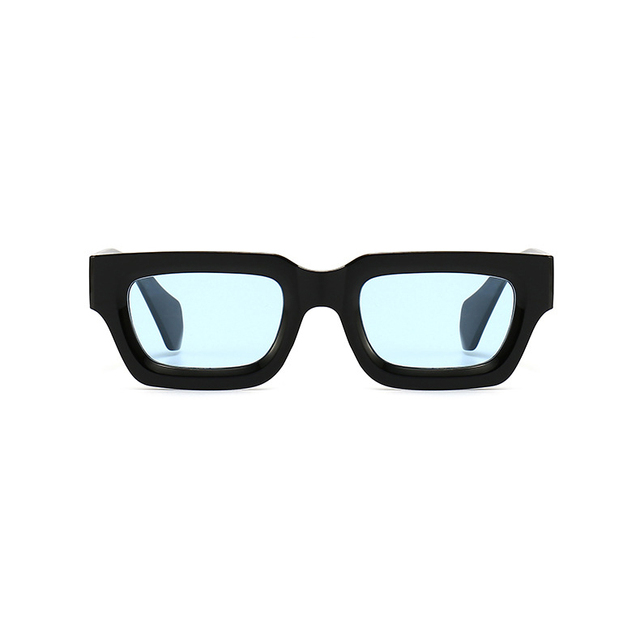 LBAshades New Style Thick Frame Sunglasses Fashionable Small Frame square Sunglasses for Women Men Eyewear