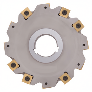 Ttake Slotting And Cutting Cutter Insert Milling Tool 125 12 With Six Carbide Tips For Metal <b>Machining</b> - Product Image 2