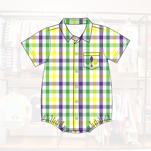 Fornitura di fabbrica disegni personalizzabili Mardi Gras stili di abbigliamento per bambini set di nuovi prodotti all'ingrosso abbigliamento per bambini da Puresun - Product Image 4