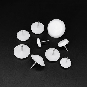 Diyamei Plastic <b>Floor</b> Nails White Furniture Felt Pads Anti Scratch Anchor Nails For <b>Sofa</b> Furniture Accessories - Product Image 2