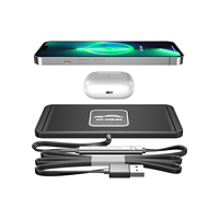 Produit tendance le plus vendu : Chargeur sans fil pour Samsung et iPhone 18, 17, 16 Pro, antidérapant, petit format, 15W, chargeur de voiture portable