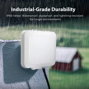 860 ~ 960Mhz tầm xa RFID UHF Đầu đọc thẻ 8dBi Antenna ABS 0 ~ 12m Khoảng cách đọc hỗ trợ RS232/wg26/kích hoạt để truy cập - Product Image 5