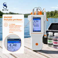 SYU PH310T Pengukur pH Layar Sentuh Presisi Tinggi Rentang Ultra Lebar Pengukur pH ORP ATC Kalibrasi 5 Titik Portabel Laboratorium Air