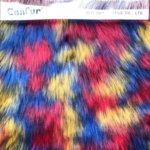 Fabricant de <span class=keywords><strong>tissus</strong></span> de <span class=keywords><strong>fourrure</strong></span> à cheveux longs de haute qualité tissu de <span class=keywords><strong>fausse</strong></span> <span class=keywords><strong>fourrure</strong></span> pour manteau - Product Image 2