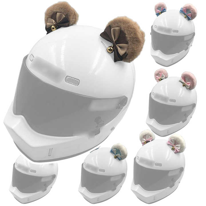 ear motorcycle helmets Cat Ears for Available In Black Only AOIZZ Handmade Snow Wolf Ear