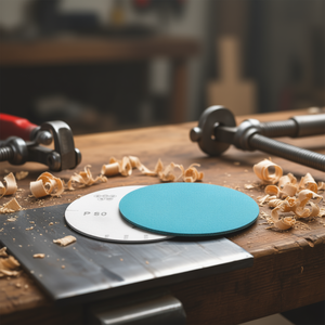 Disques de ponçage Velcro robustes P80 150 mm pour le polissage du bois et du métal - Product Image 3