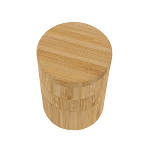 Three Layer Bamboo <b>Spice</b> <b>Jar</b> Set With Lids Stackable Condiment Storage For Kitchen Use - Product Image 3