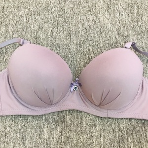 Soutien-gorge push-up tricoté à nœud, bonnets 3/4, bretelles convertibles, respirant, anti-affaissement, à armatures, couleur unie, populaire, grande <span class=keywords><strong>taille</strong></span> pour femme - Product Image 2