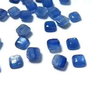High Quality 5mm Kyanite Blue Cabochon <b>Natural</b> Loose Precious Gems for Jewelry Making Wholesale 100pcs Minimum - Product Image 2