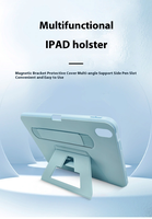 Portable antichoc béquille support de support dragonne étui pour tablette en cuir PU pour ipad 11e 10e génération 10.9 pouces étui