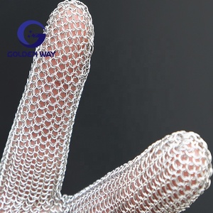 Gant de protection pour boucher en maille soudée en acier inoxydable 316, tissage uni, manches longues, résistant aux coupures - Product Image 5