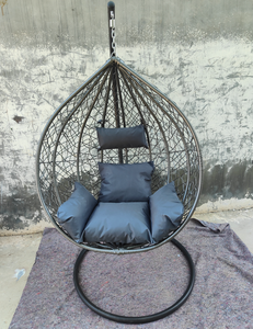 Belle balançoire à un siège chaises oeuf suspendues bon marché pour jardin patio extérieur balançoire en rotin chaise balançoire d'intérieur hamac - Product Image 6