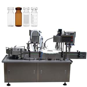 Machine de remplissage et de bouchage automatique de flacons en verre à 2 buses 5 ml 10 ml 15 ml - Product Image 1
