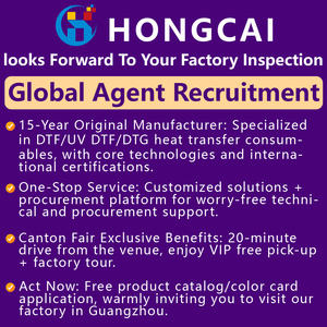 Hongcai Iron-On DTF Transfer panas, stiker bibir pola huruf cetak, kertas & Film Transfer tekstil - Product Image 2