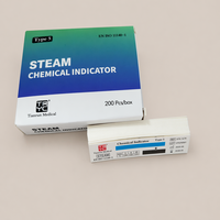 Bandes indicatrices chimiques pour test d'autoclavage à la vapeur Classe G/5/6 pour la détermination de l'efficacité de la désinfection stérile médicale