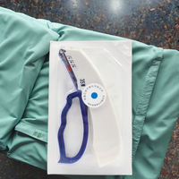 Oscat Instrument de chirurgie vétérinaire en plastique jetable en acier inoxydable Agrafeuse de peau manuelle Type de couteau pour suture de plaie traumatique