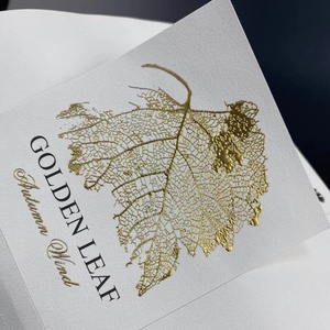 Custom Gold Foil Embossing 3D Relief Suitable Wedding Wine <b>Label</b> Wine Sticker <b>Label</b> for <b>Red</b> Wine, <b>Whiskey</b>, Brandy - Product Image 3