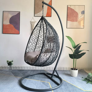 Balançoires de patio en rotin PE imperméable, meubles de jardin d'extérieur utilisés, chaise suspendue en forme d'œuf à prix avantageux - Product Image 5