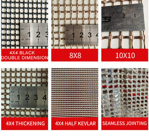Annilte สายพานตาข่ายไฟเบอร์กลาสเคลือบ PTFE ขนาด4*4มม. สายพานตาข่ายสำหรับอาหาร - Product Image 5