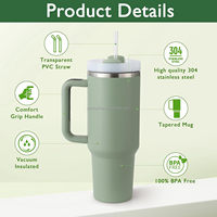 CHUFENG 2026 Nouvelle gourde isotherme réutilisable de 40 oz personnalisée pour l'aventure avec paille