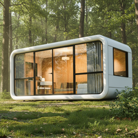 Ray-Zen Luxury Prefab Sleek Small Apple Quarters Light Steel Modular Studio Pod Acoustic-Proof Waterproof Office Building Gym