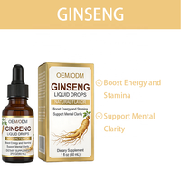 Complément Liquide Oral au Ginseng Marque Blanche - OEM/ODM pour Soutien Énergétique, Clarté Mentale, Amélioration de l'Immunité 60mL Saveur Naturelle