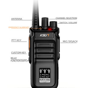 Walkie Talkie Profesional KSUN RL30 de 2 Vías con Función de Relé y Repetidor, Largo Alcance de 100 Millas, PTT, para Túneles, Minas y Sótanos - Product Image 6