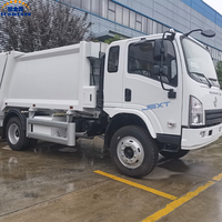 Camion à ordures compacteur à chargement arrière diesel avec boîte de vitesses FAST à 8 rapports et pompe pour une collecte efficace des déchets