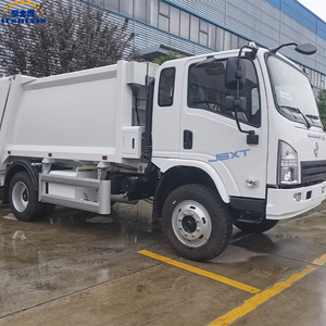 מטען מטען אחורי אשפה יכול אשפה משאית/פסולת מנוע פסולת יעילה מכונת איסוף אשפה למכירה - Product Image 4